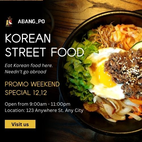 Poster Menu Restoran